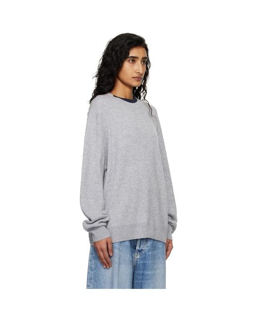 Acne Gray Cashmere Sweater