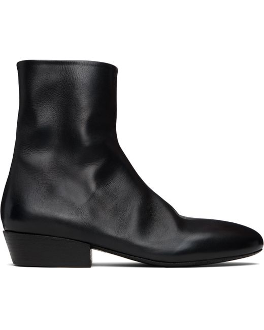 Marsèll Black Granblocco Ankle Boots for men