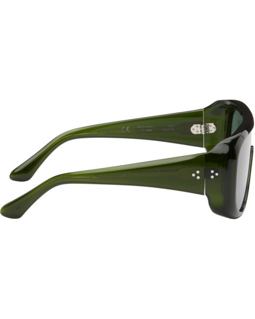 メンズ Port Tanger Ssense限定 グリーン Sayf サングラス Green