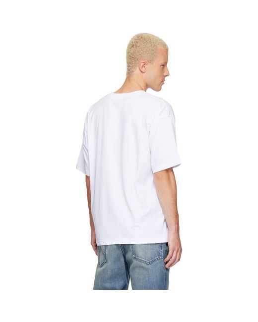 DIESEL White T-Boxt-Dco T-Shirt for men