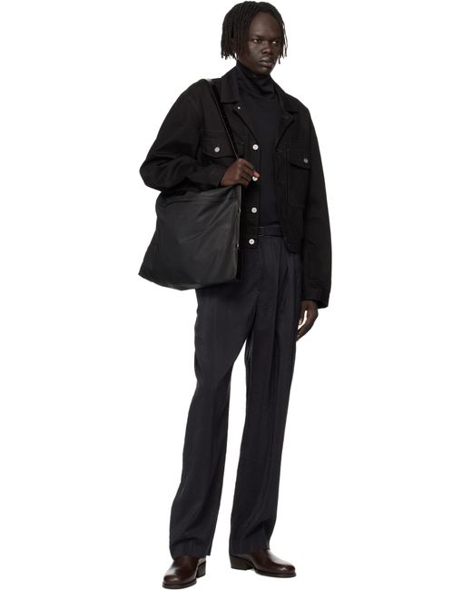 メンズ Lemaire ブラック ミディアム Trench Pocket バッグ Black