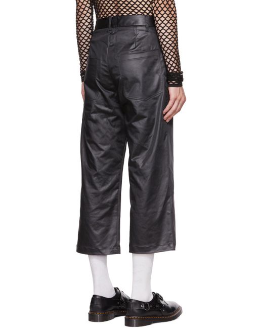 Song For The Mute Black Work Trousers for men