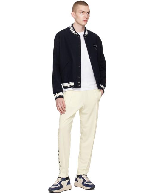 Golden Goose Deluxe Brand Natural Off-white Three-pocket Sweatpants for men