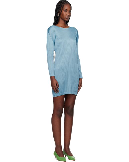 Pleats Please Issey Miyake Monthly Colors January Minidress in 