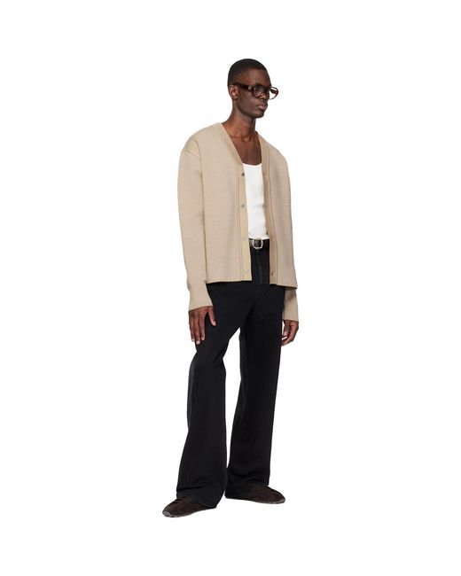 Jacquemus Black 'The Doppio' Cardigan for men