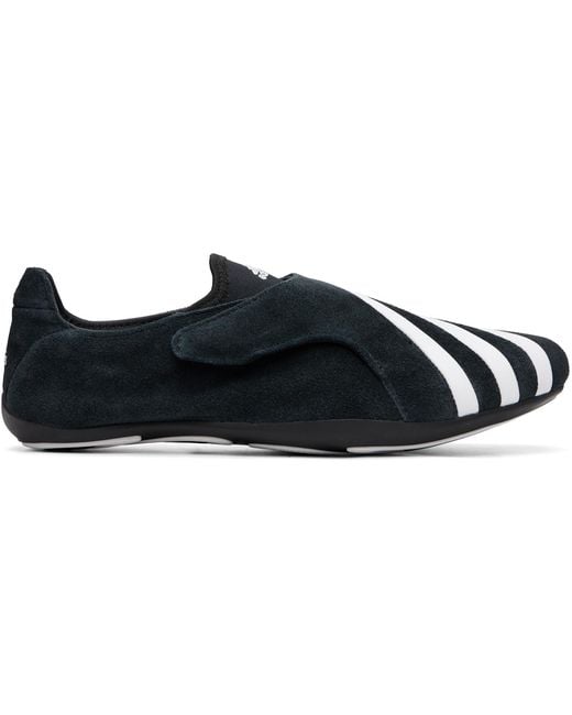 Adidas Originals Black Pharrell Williams Edition Vario Flat Earther Sneakers for men
