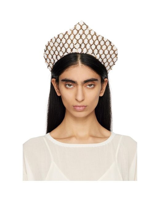 Bode Black Off- & Pinnacle Crown Headband