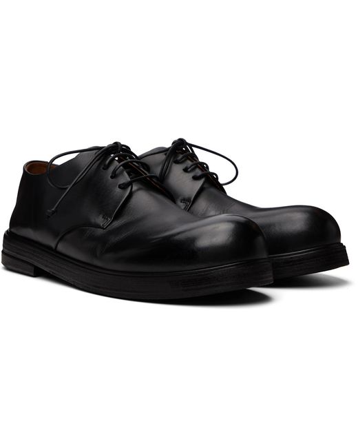 Marsèll Black Zucca Zeppa Derbys for men