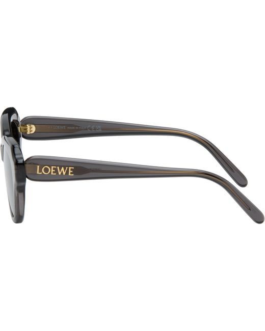 Lunettes De Soleil Swan Grises À Monture Étroite Loewe pour homme en coloris Green