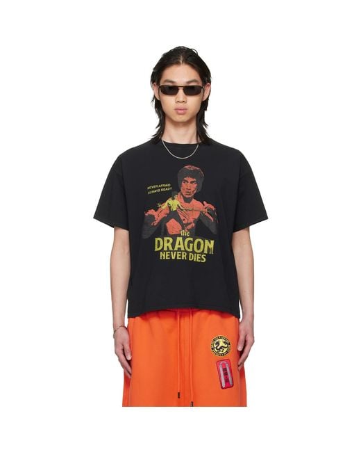 Lu'u Dan Black Bruce Lee X Lựu Đạn Athletic T-Shirt for men