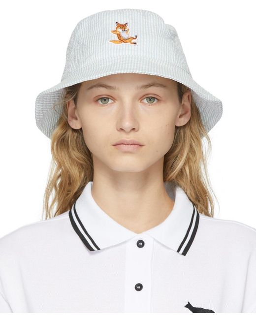 Blue Chillax Fox Bucket Hat | Lyst