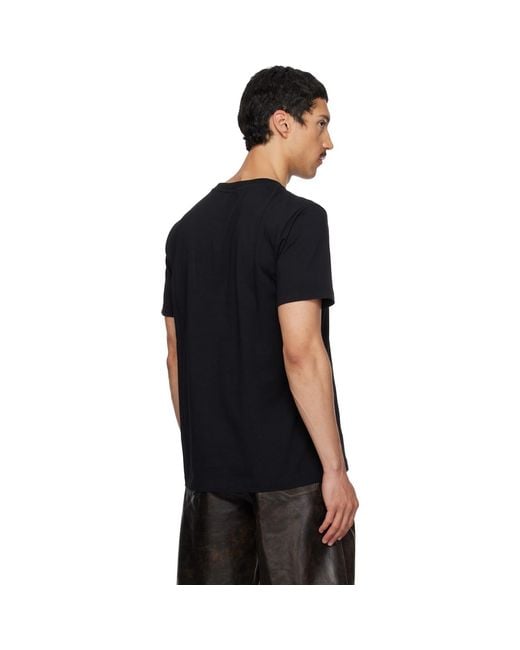 Off-White c/o Virgil Abloh Black Small Arrow Slim T-Shirt for men