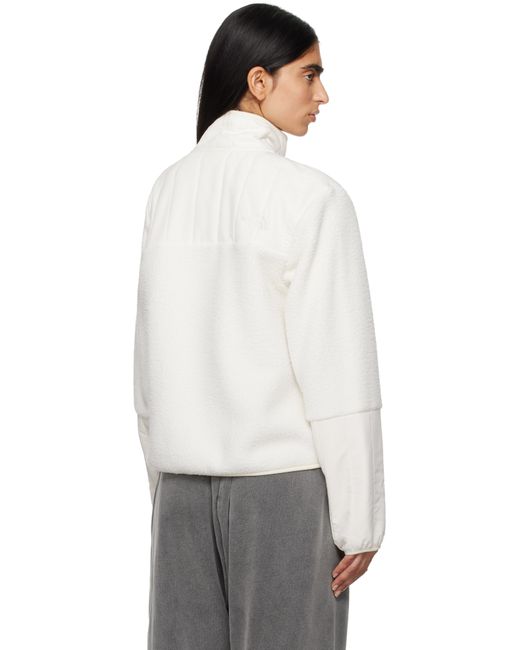 The North Face White Off- Cragmont Fleece Jacket