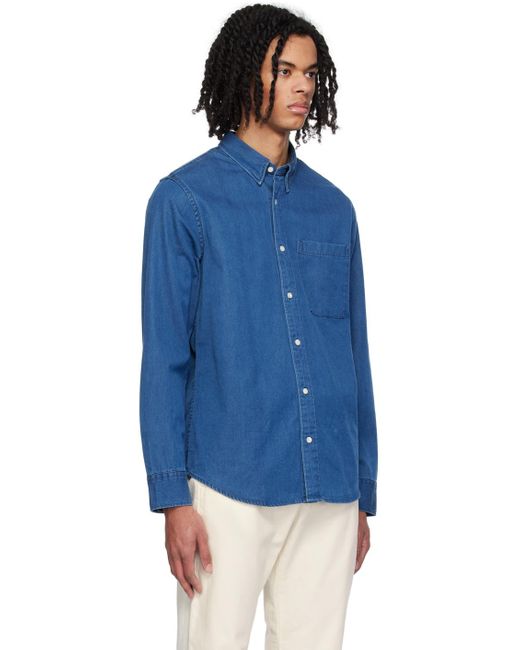 NN07 Blue Cohen 5769 Shirt for men