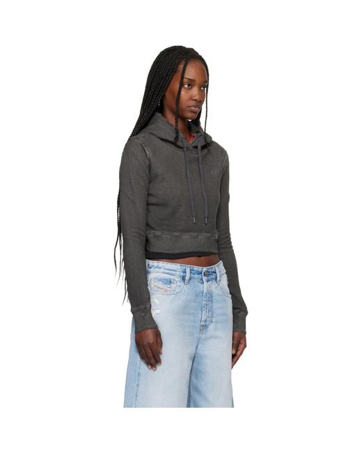 DIESEL Black F-Slimmy-Hood-S3 Hoodie