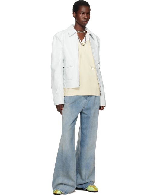 MM6 by Maison Martin Margiela White Mixed Chain Necklace