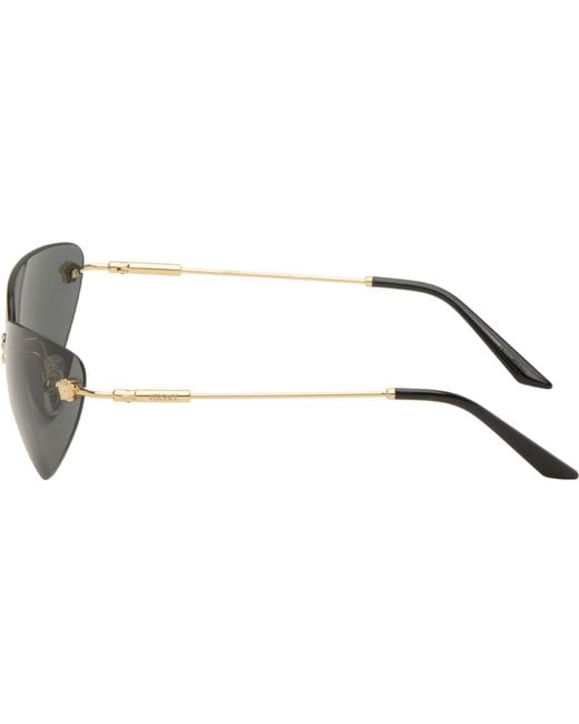 Versace Black Medusa Cat-Eye Sunglasses