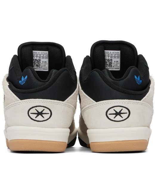 Adidas Originals Black Off- & Bad Bunny Edition Badbo 1.0 Sneakers for men
