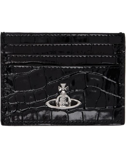 Vivienne Westwood Black Flat Card Holder