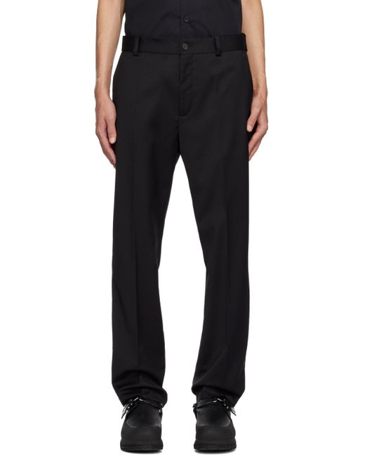 Han Kjobenhavn Black Single Suit Trousers for men