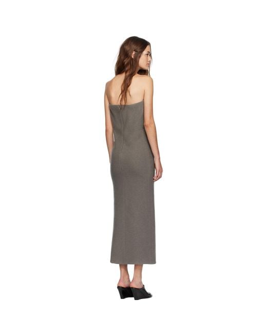 Rier Black Walker Bustier Midi Dress