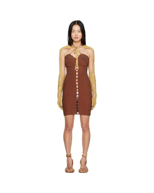 Isa Boulder Black Ssense Exclusive Minidress