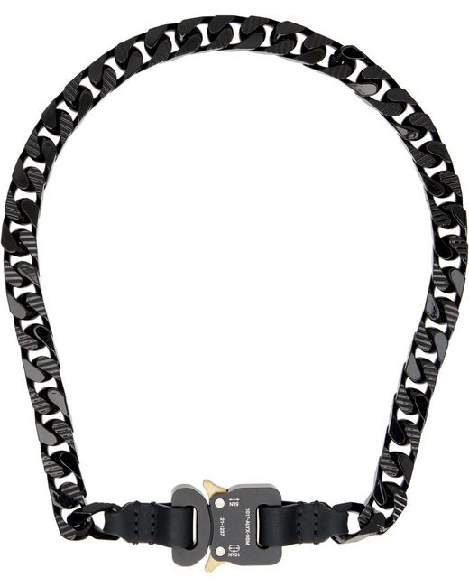 1017 ALYX 9SM Black Colored Chain Necklace for men