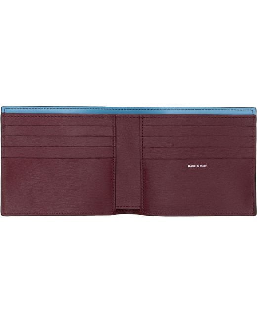 Paul Smith Black 'Artist Stripe' Interior Wallet for men