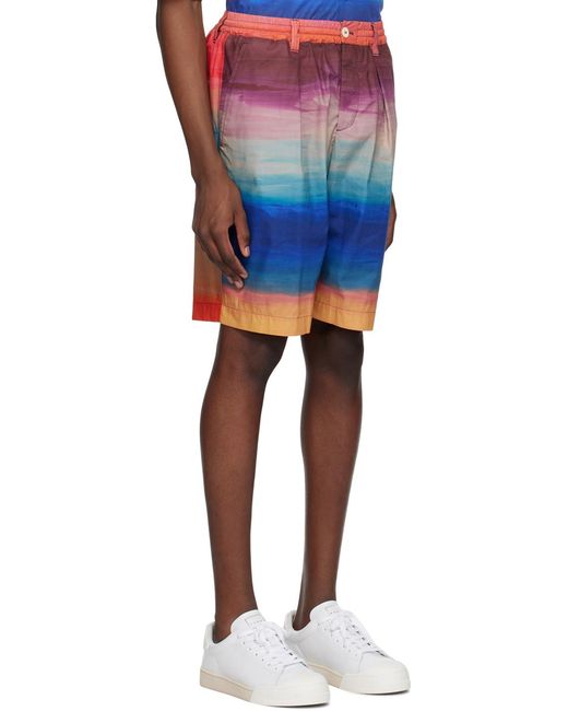 Short e à image imprimée Marni pour homme en coloris Blue