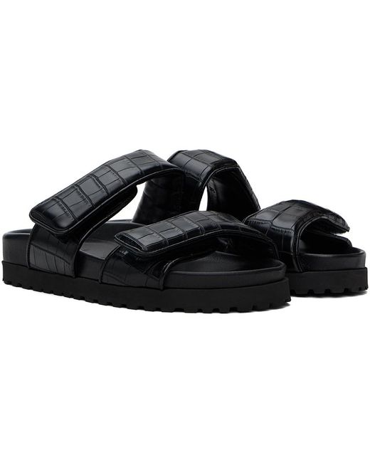 Gia Borghini Giaborghini Black Perni 11 Croc Sandals