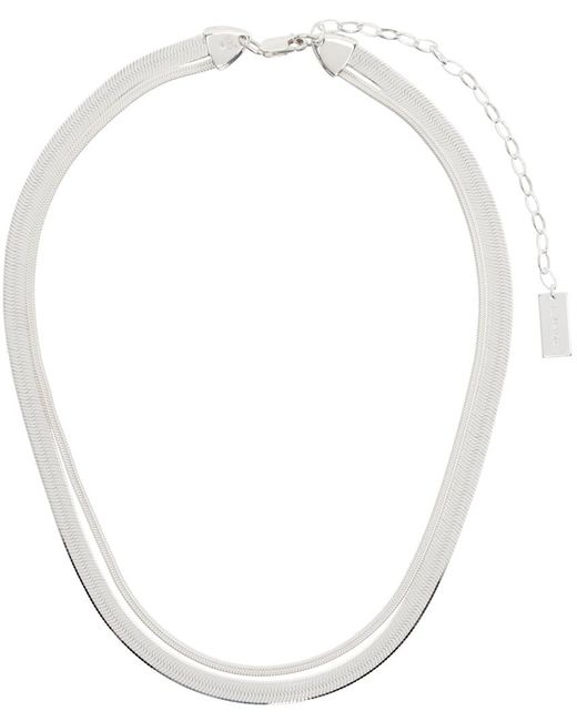 Lemaire White Water Snake Necklace for men