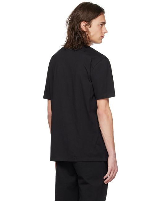 HUGO Black Crewneck T-Shirt for men