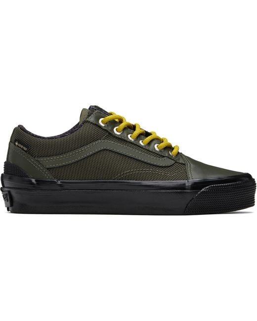 Vans Black Khaki Premium Old Skool Gore-Tex Sneakers
