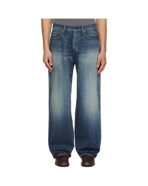 Nanamica Blue Selvage Jeans for men