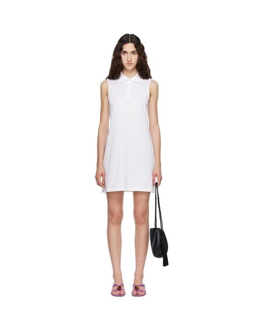 Flore Flore White Lauren Polo Minidress