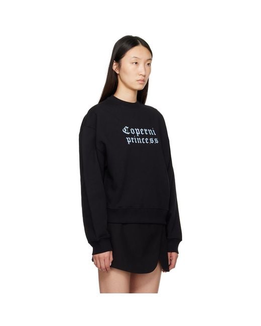 Coperni Black Princess' Sweatshirt