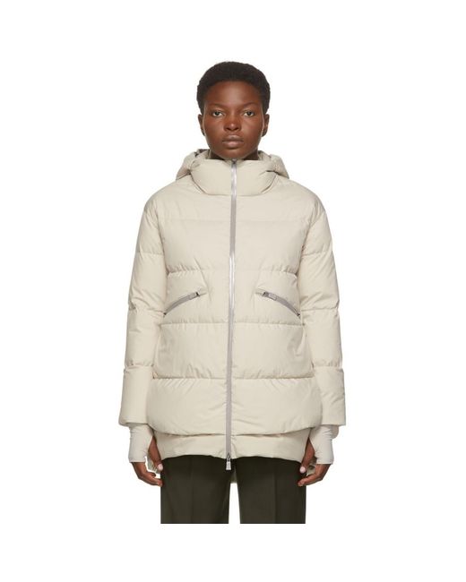 herno windstopper hooded down jacket