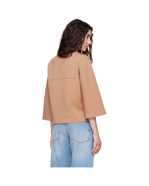 Weekend by Maxmara Blue Tan Vasto Sweatshirt