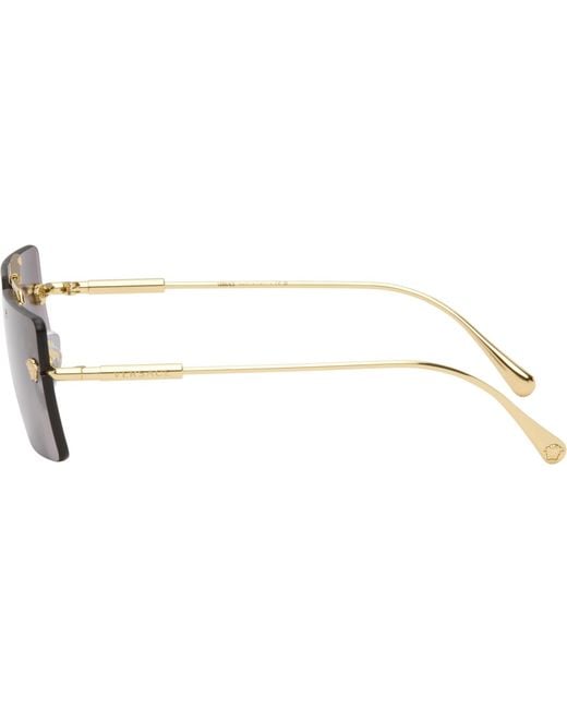 Versace Brown Medusa Sunglasses for men