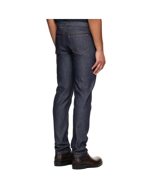 A.P.C. Blue Petit New Standard Jeans for men