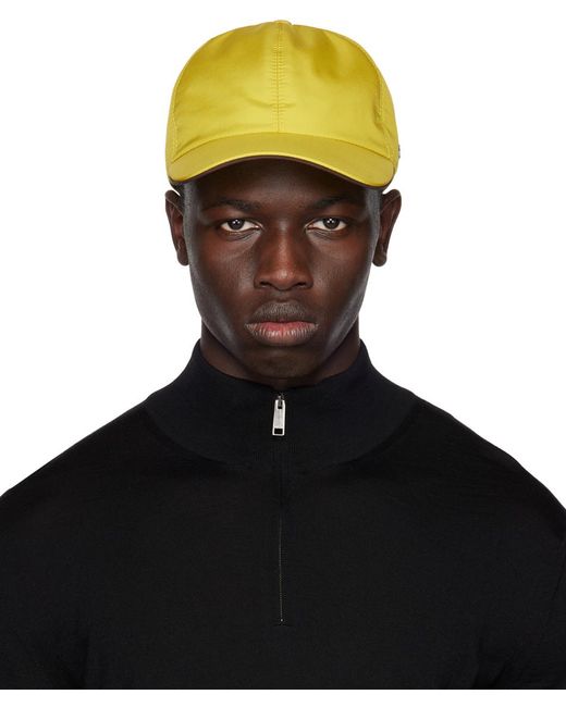 Zegna Black Yellow Zephyr Cap for men