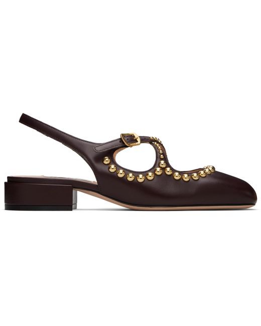 Bally Black Rina Slingback Heels