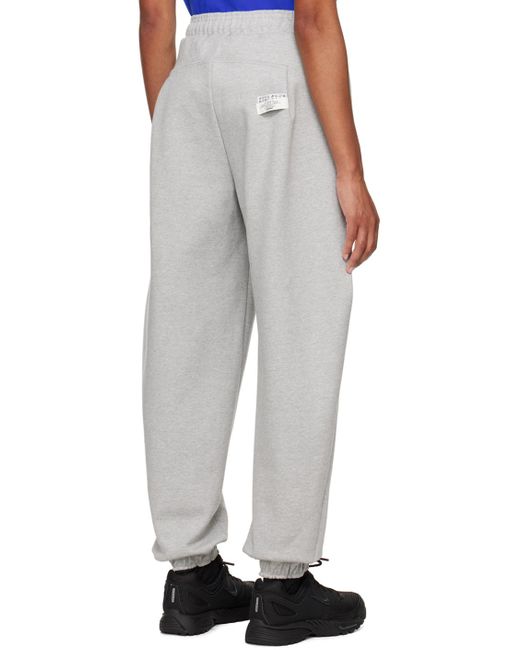 Pantalon de détente aven gris Adererror en coloris White