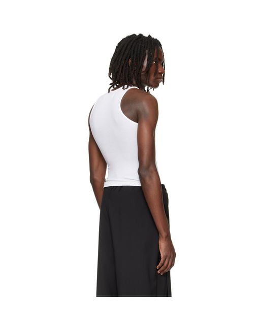Vivienne Westwood Black Orb 90S Tank Top for men