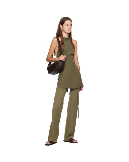 St. Agni Green 90S Trousers