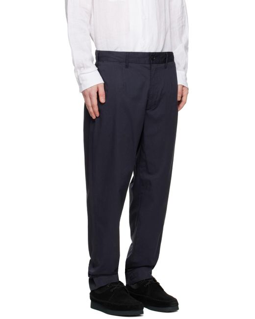 Engineered Garments Blue Navy Andover Trousers for men