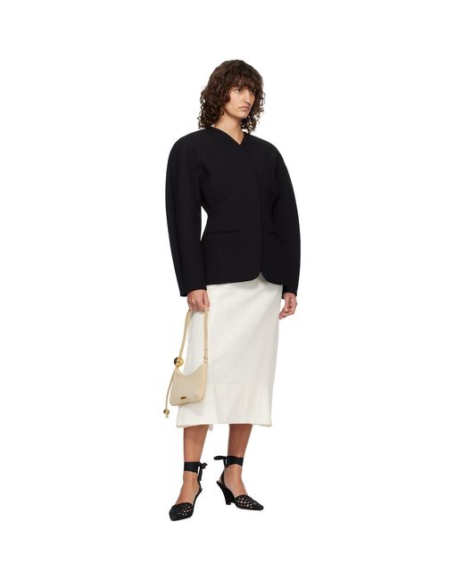 Jacquemus Black 'The Ovalo' Blazer