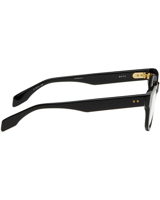 Dita Eyewear Black Radihacker Glasses for men
