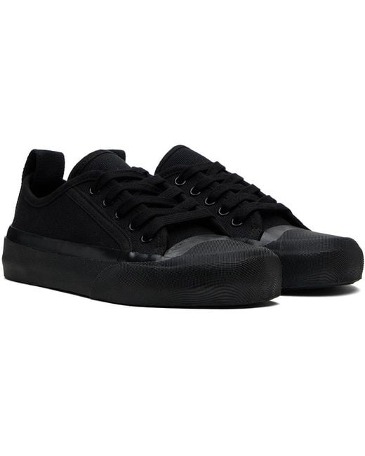 Studio Nicholson Black Byrd Canvas Sneakers