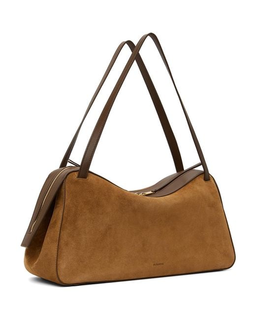 Jil Sander Brown Dune Medium Bag